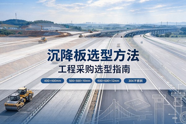 紫阳沉降板选择方法