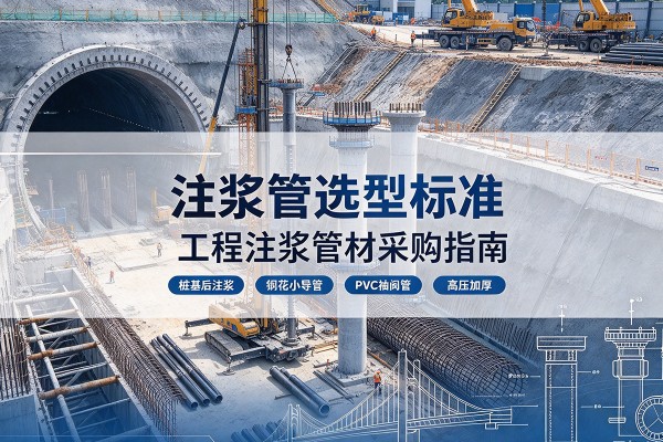 紫阳注浆管选型标准