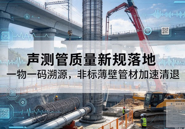 紫阳声测管质量新规落地，一物一码溯源，非标薄壁管材加速清退